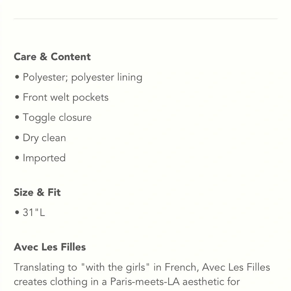 Avec Les filles Sherpa toggle jacket - Picture 7 of 8